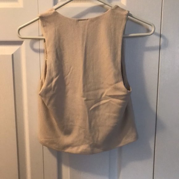 Fabletics Karla Cloudrib Seamless tank XL beige - Picture 3 of 4